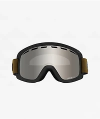 Dragon Old Skool D1 OTG Forest Green & Silver Ion Snowboard Goggles