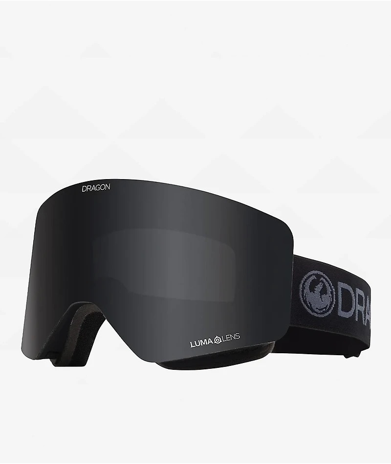 Dragon R1 Blackout Snowboard Goggles