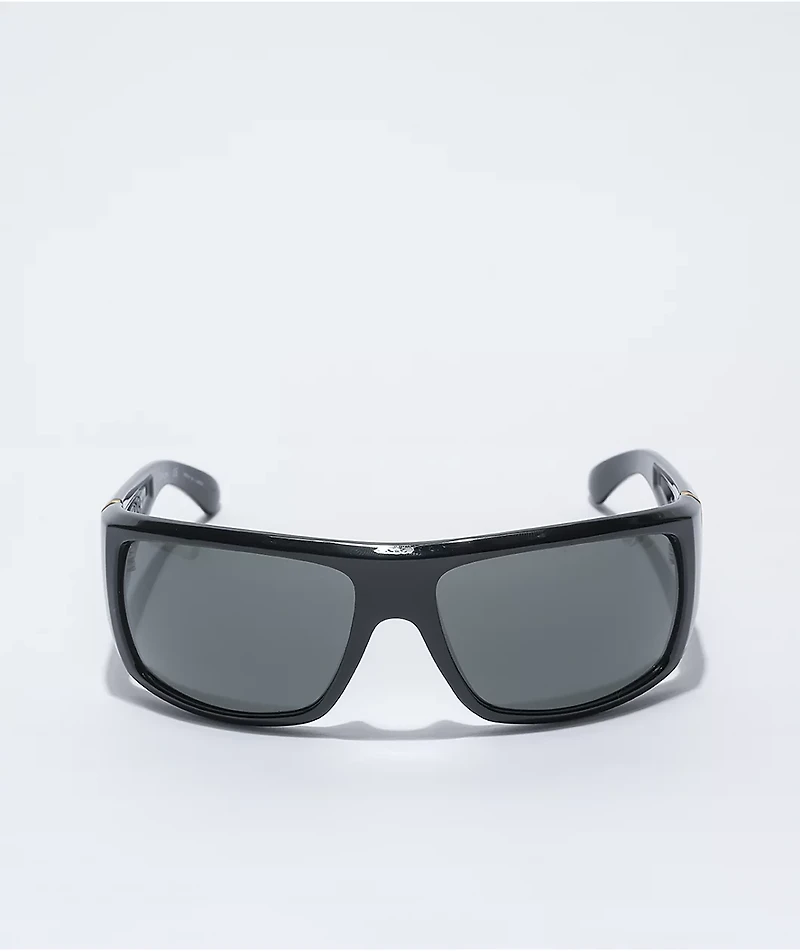 Dragon Vantage Shiny Black Smoke Sunglasses