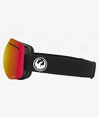 Dragon X1 Icon Lumalens Red Ion Snowboard Goggles