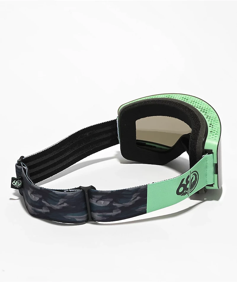 Dragon x 686 R1 OTG Black & Mint Snowboard Goggles