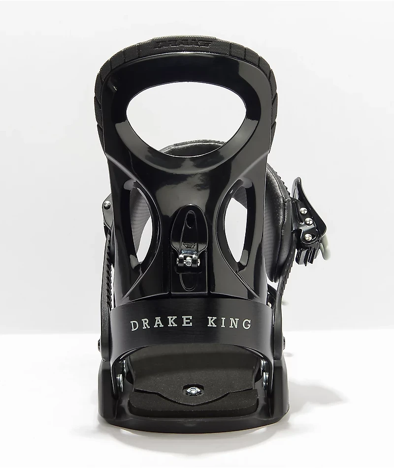 Drake King Black Snowboard Bindings 2022