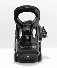 Drake King Black Snowboard Bindings 2022