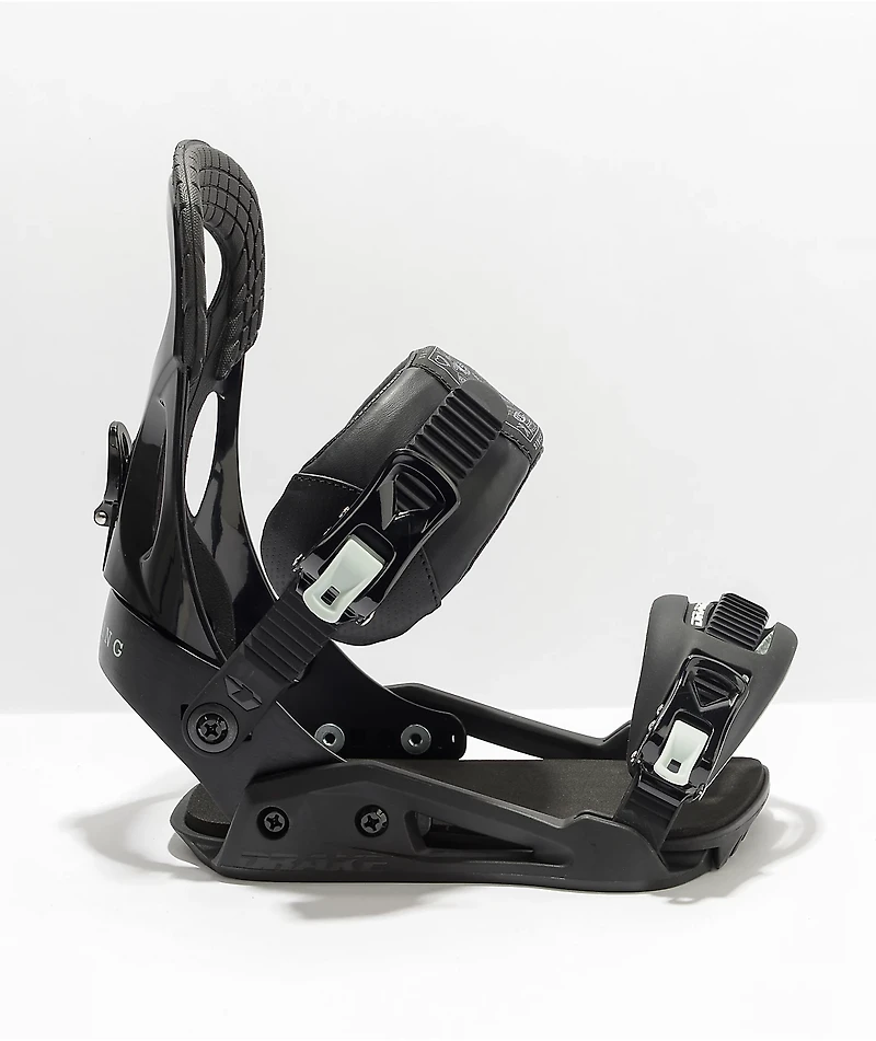 Drake King Black Snowboard Bindings 2022