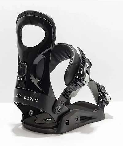 Drake King Black Snowboard Bindings 2022