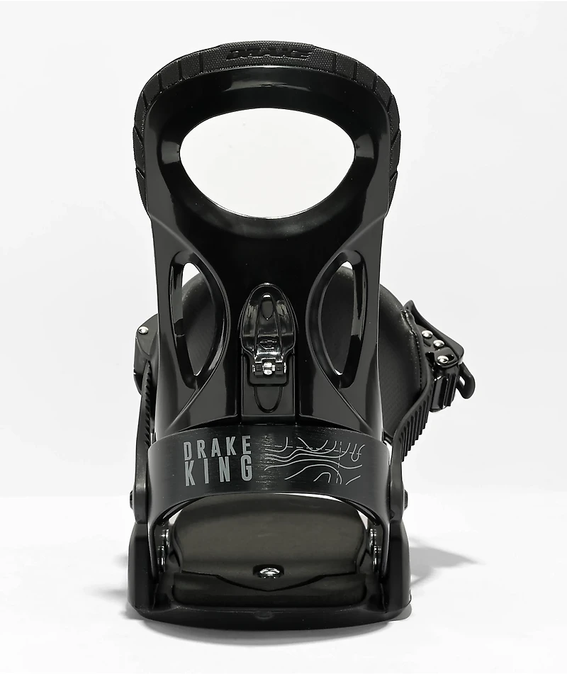 Drake King Black Snowboard Bindings 2023