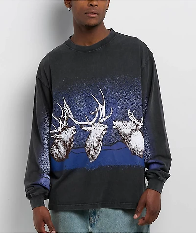 Dravus 100 Acre Wood Black Long Sleeve T-Shirt