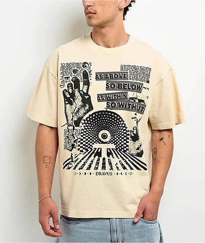 Dravus Art Therapy Off White T-Shirt