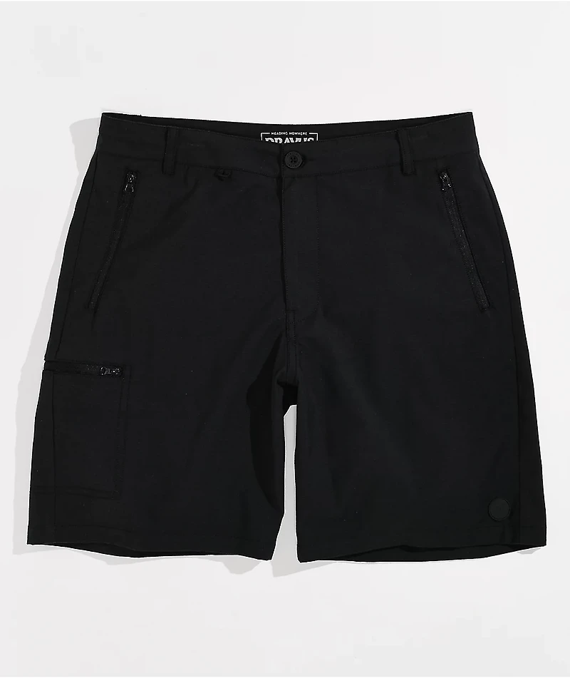 Dravus Bay Black Board Shorts