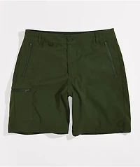 Dravus Bay Dark Green Hybrid Shorts