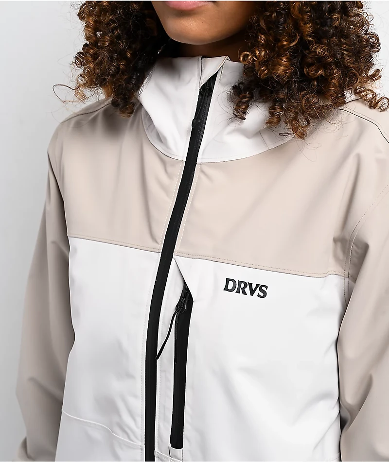 Dravus Belfair White & Natural 10K Snowboard Jacket