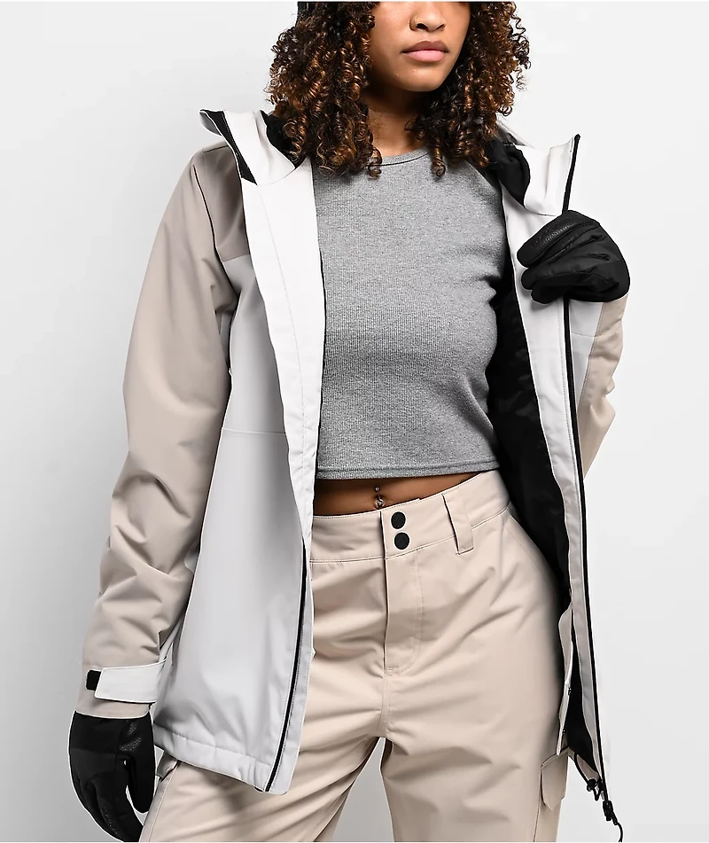 Dravus Belfair White & Natural 10K Snowboard Jacket