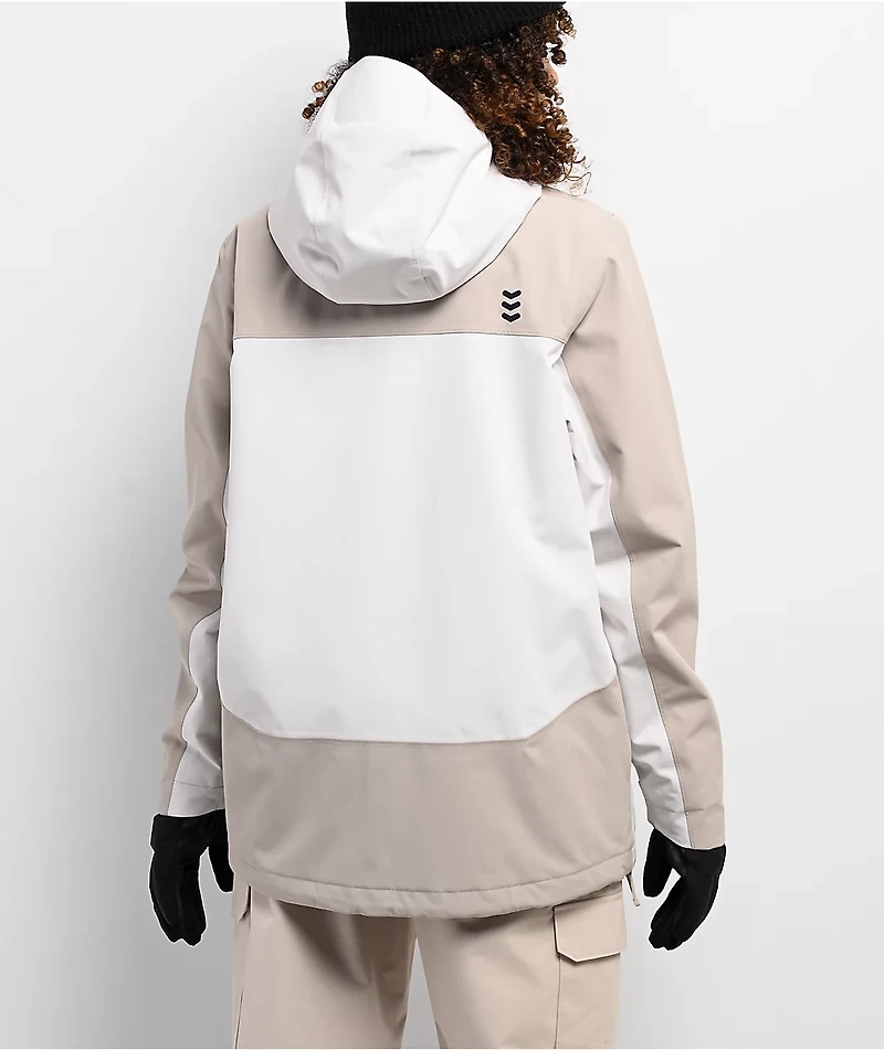 Dravus Belfair White & Natural 10K Snowboard Jacket