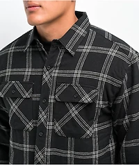 Dravus Black Sherpa Flannel Jacket