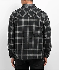 Dravus Black Sherpa Flannel Jacket