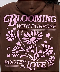 Dravus Blooming Brown Hoodie