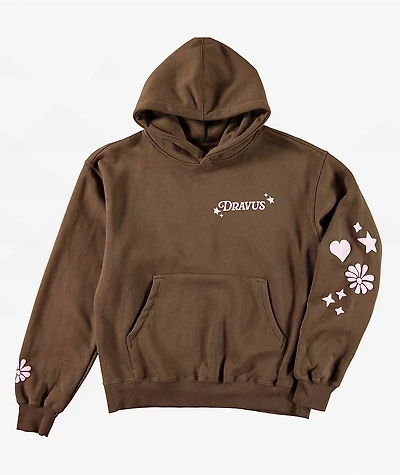 Dravus Blooming Brown Hoodie