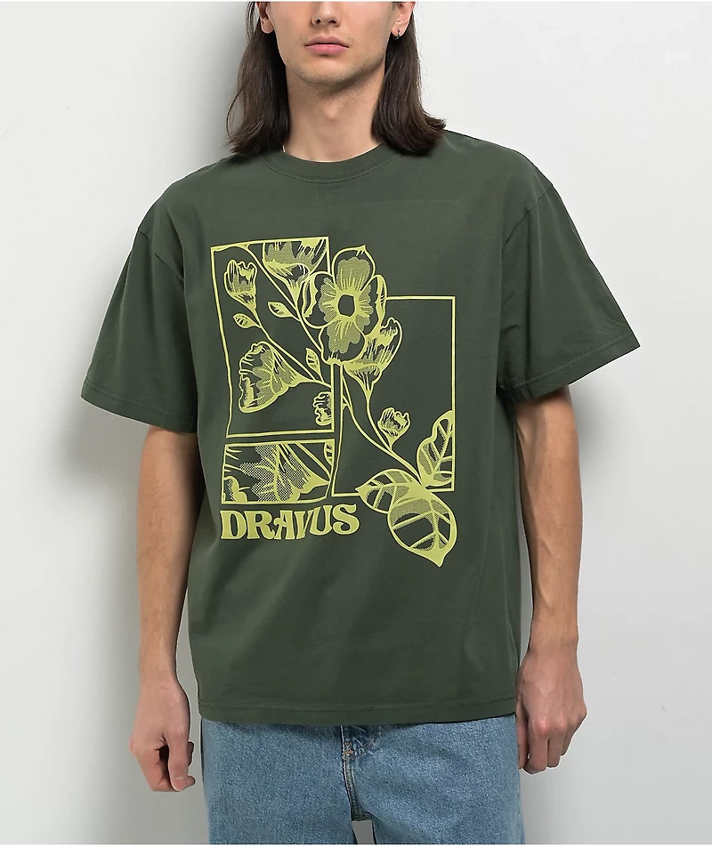 Dravus Boxed Forest Green T-Shirt