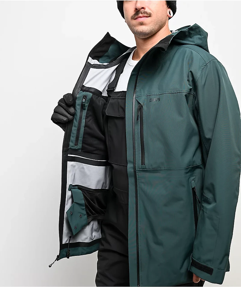 Dravus Brier Green 20K Snowboard Jacket