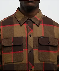 Dravus Brown Sherpa Flannel Jacket