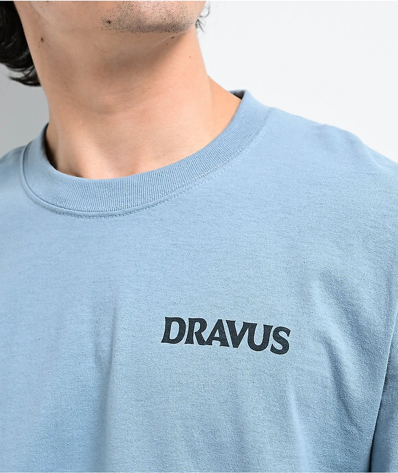 Dravus Bull Light Blue Long Sleeve T-Shirt