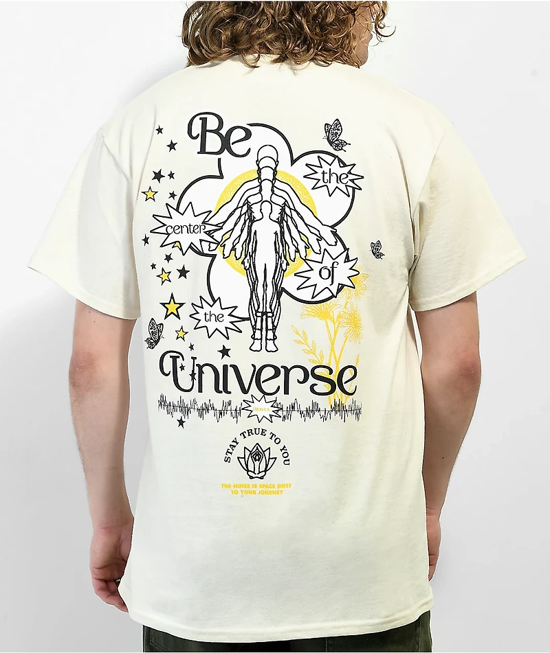 Dravus Center Of The Universe Natural T-Shirt