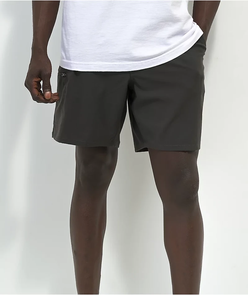 Dravus Crow Black Chino Shorts