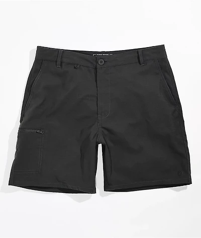 Dravus Crow Black Chino Shorts