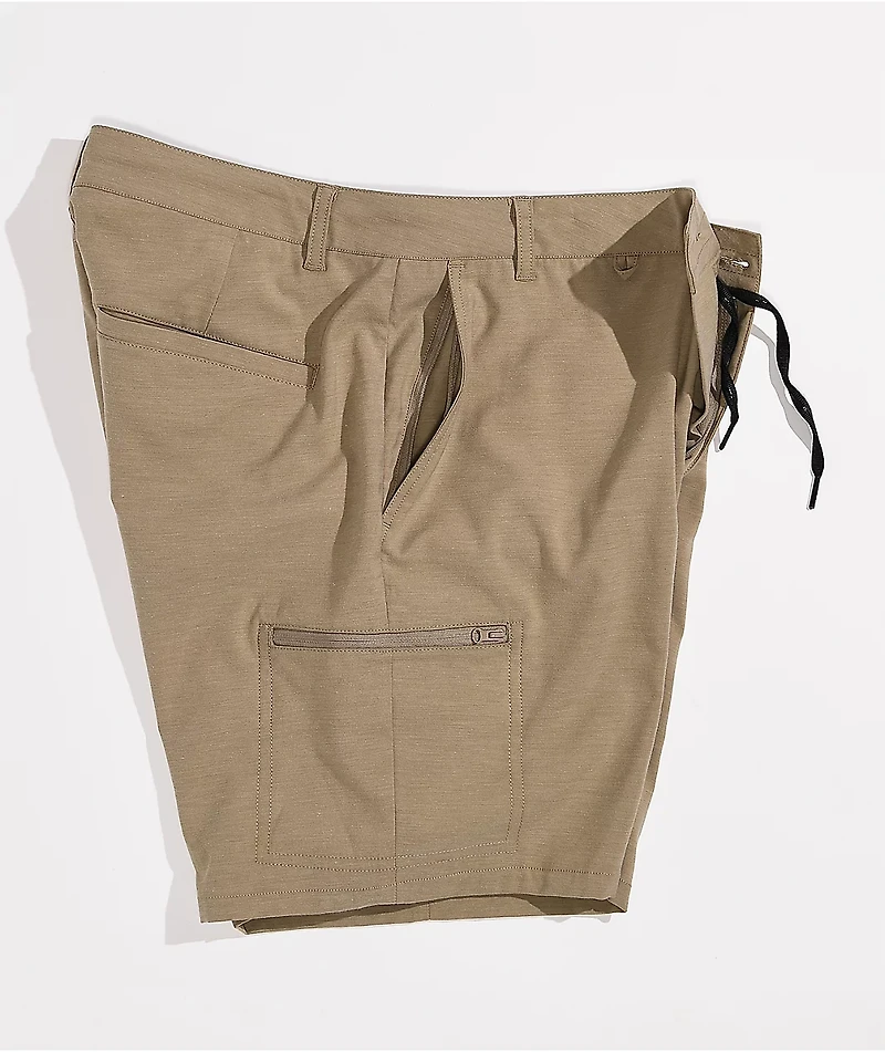 Dravus Crow Khaki Hybrid Shorts