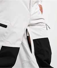 Dravus Cypress White & Black 15K Cargo Snowboard Pants