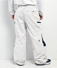 Dravus Cypress White & Black 15K Cargo Snowboard Pants