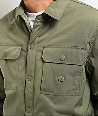 Dravus Daily Quilted Deep Lichen Shacket