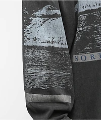 Dravus Diablo Lake Black Wash Long Sleeve T-Shirt