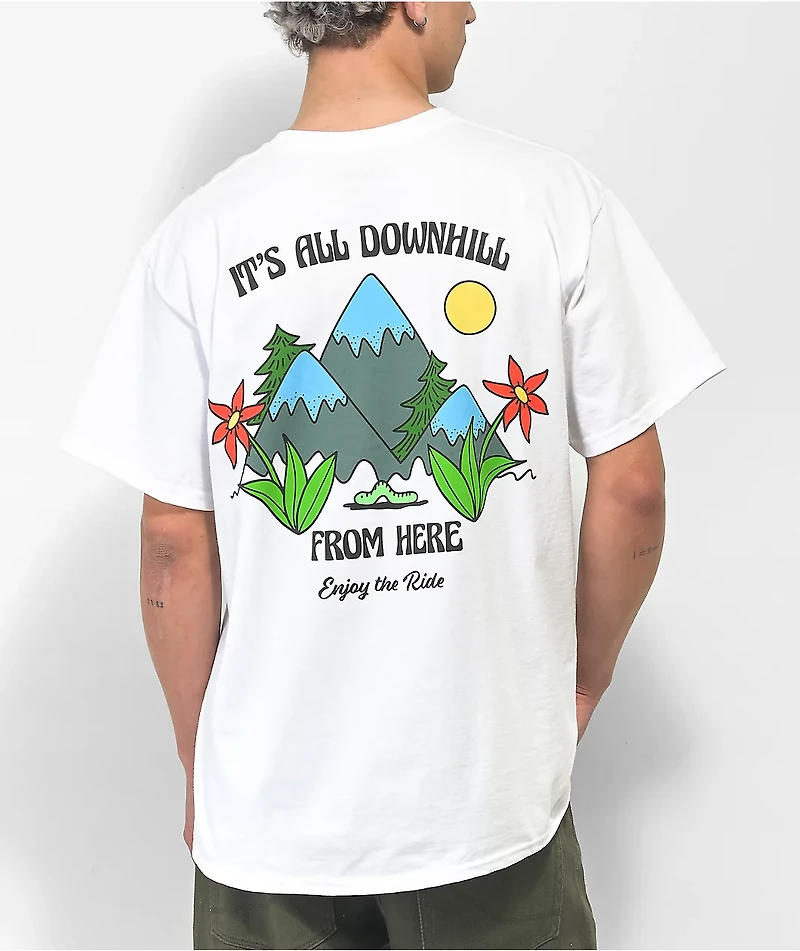 Dravus Downhill White T-Shirt