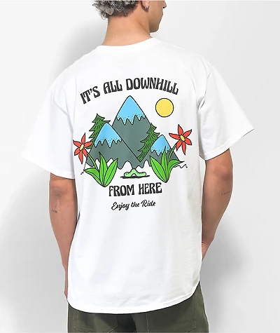 Dravus Downhill White T-Shirt