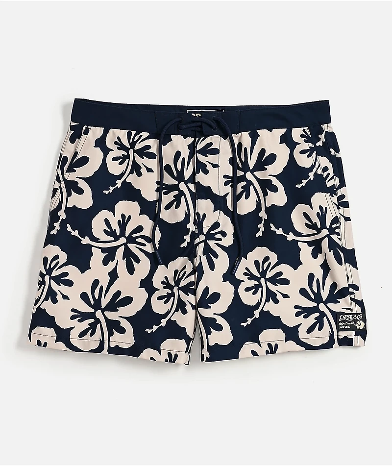 Dravus Drift Navy Board Shorts