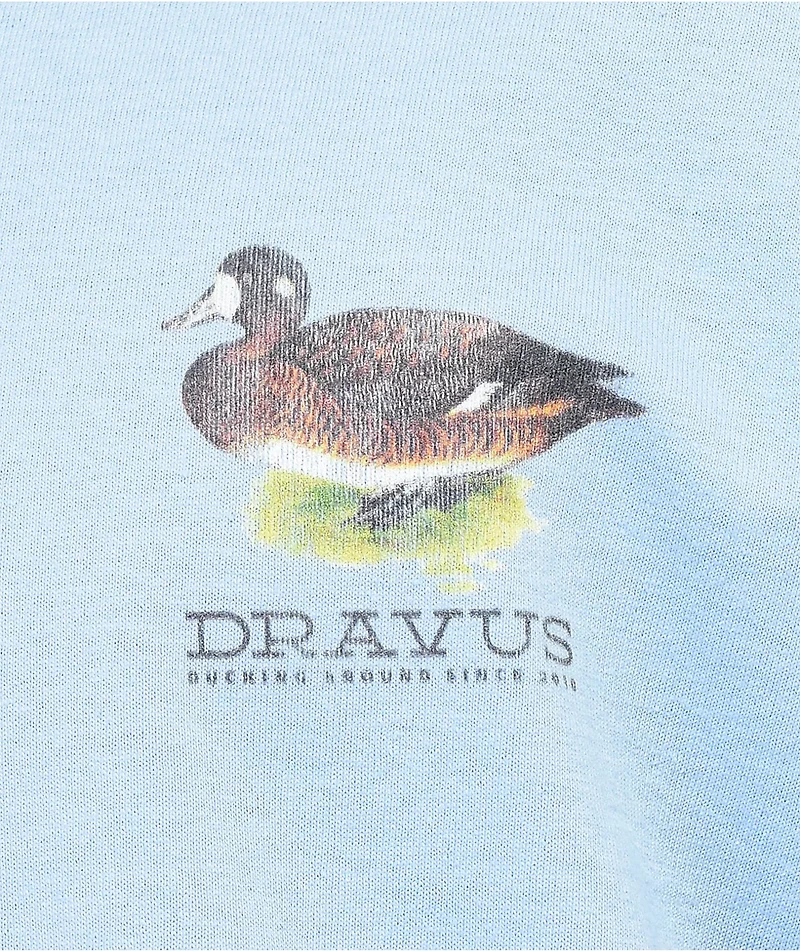 Dravus Ducking Around Blue Long Sleeve T-Shirt