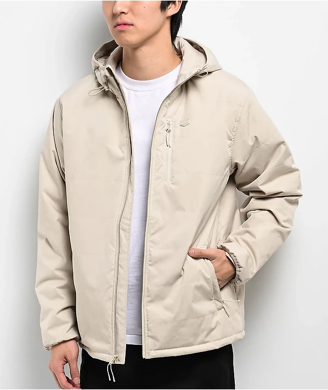 Dravus Egress Quilted Natural Hooded Jacket MainPlace Mall