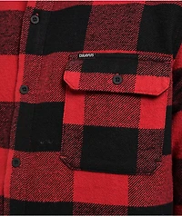 Dravus Essential Red and Black Flannel Shirt