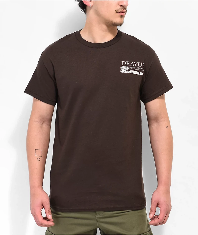 Dravus Forest Bathing Brown T-Shirt