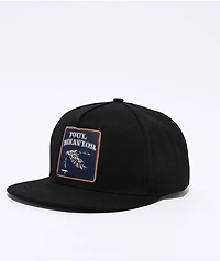 Dravus Foul Behavior Black Snapback Hat