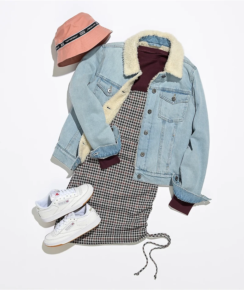 Dravus Gemma Sherpa Denim Jacket