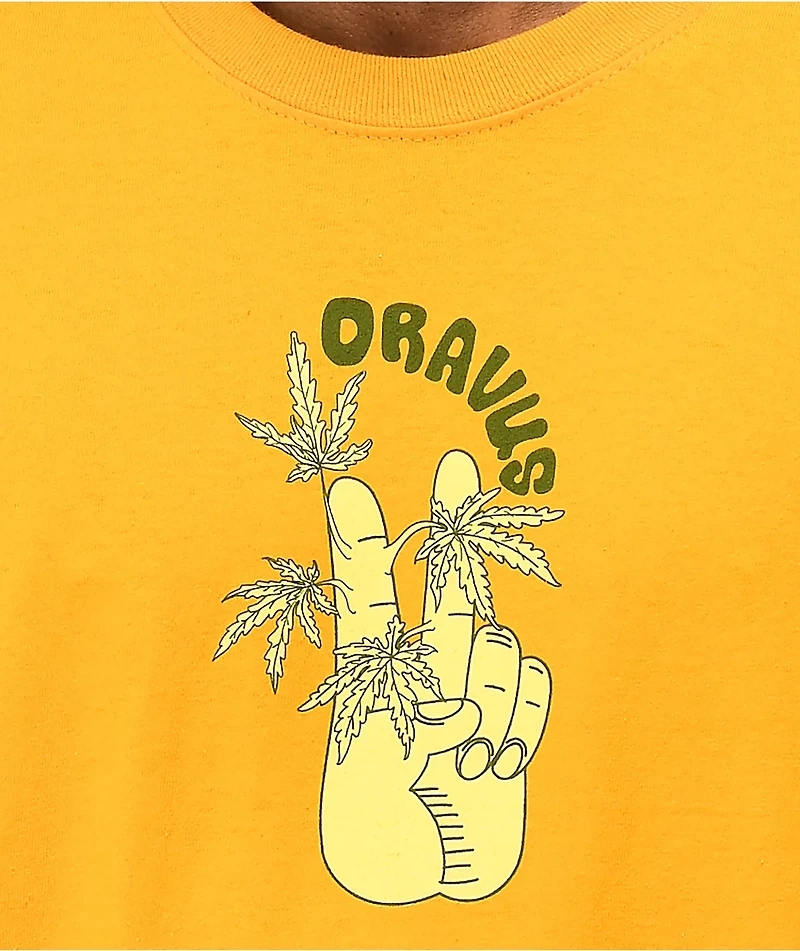 Dravus Grow Peace Orange T-Shirt