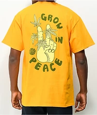 Dravus Grow Peace Orange T-Shirt