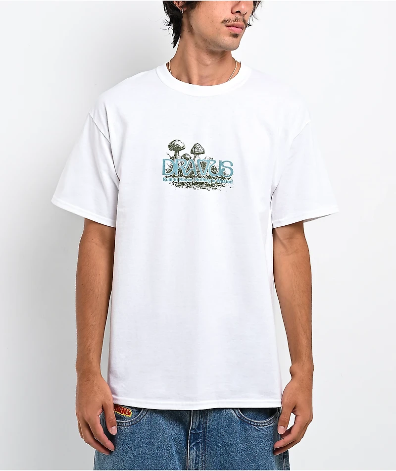 Dravus Grown Out White T-Shirt