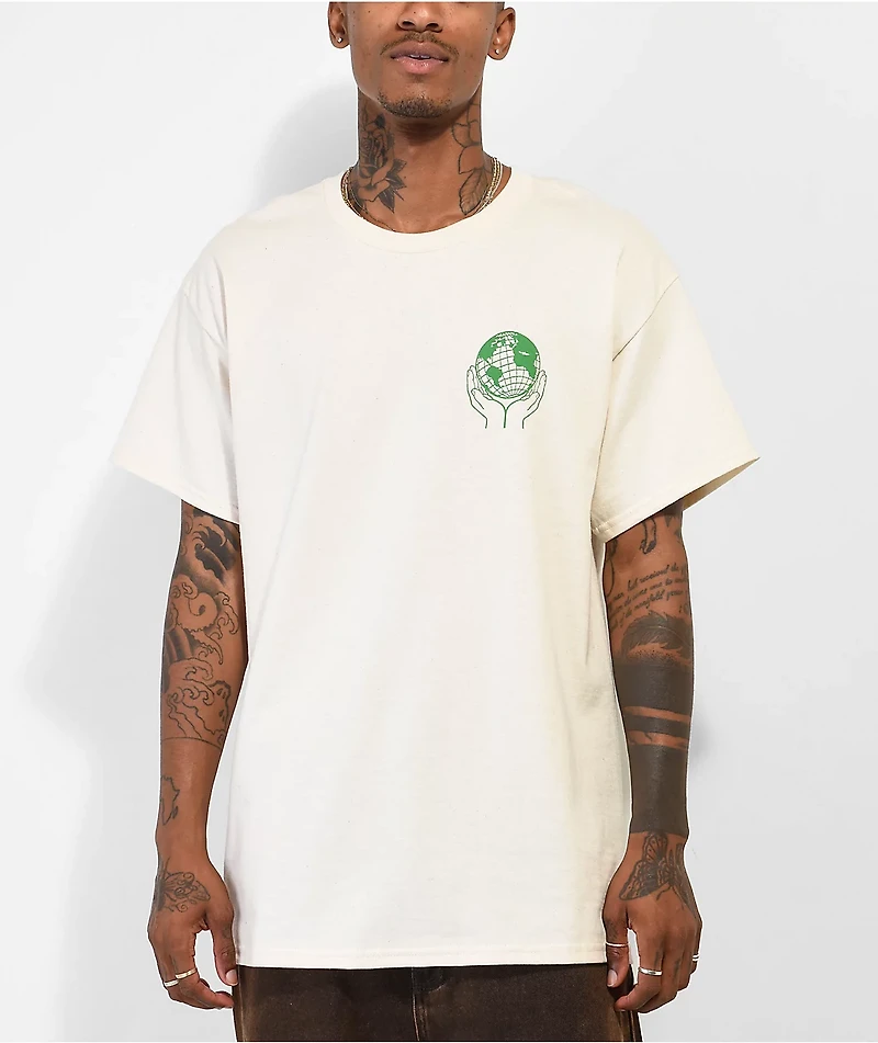 Dravus Hands Together Cream T-Shirt