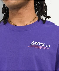 Dravus Hold On Purple Long Sleeve T-Shirt