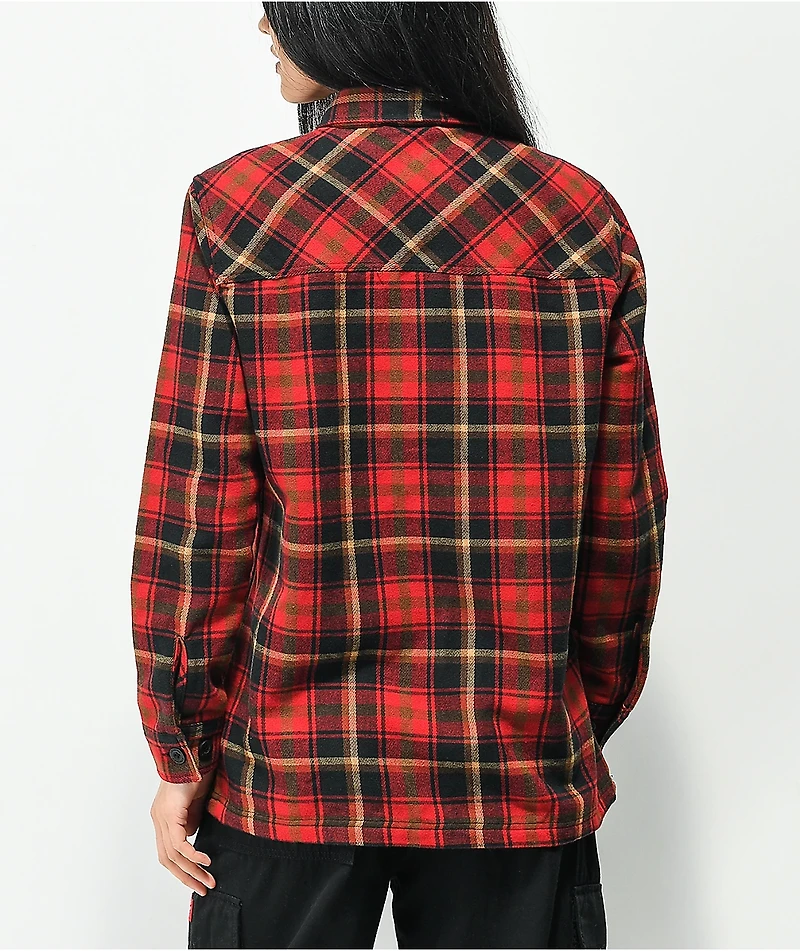 Dravus Jairn Black & Red Flannel Shirt