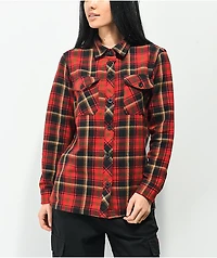 Dravus Jairn Black & Red Flannel Shirt