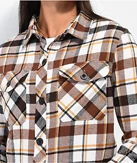 Dravus Jairn Brown Flannel Shirt